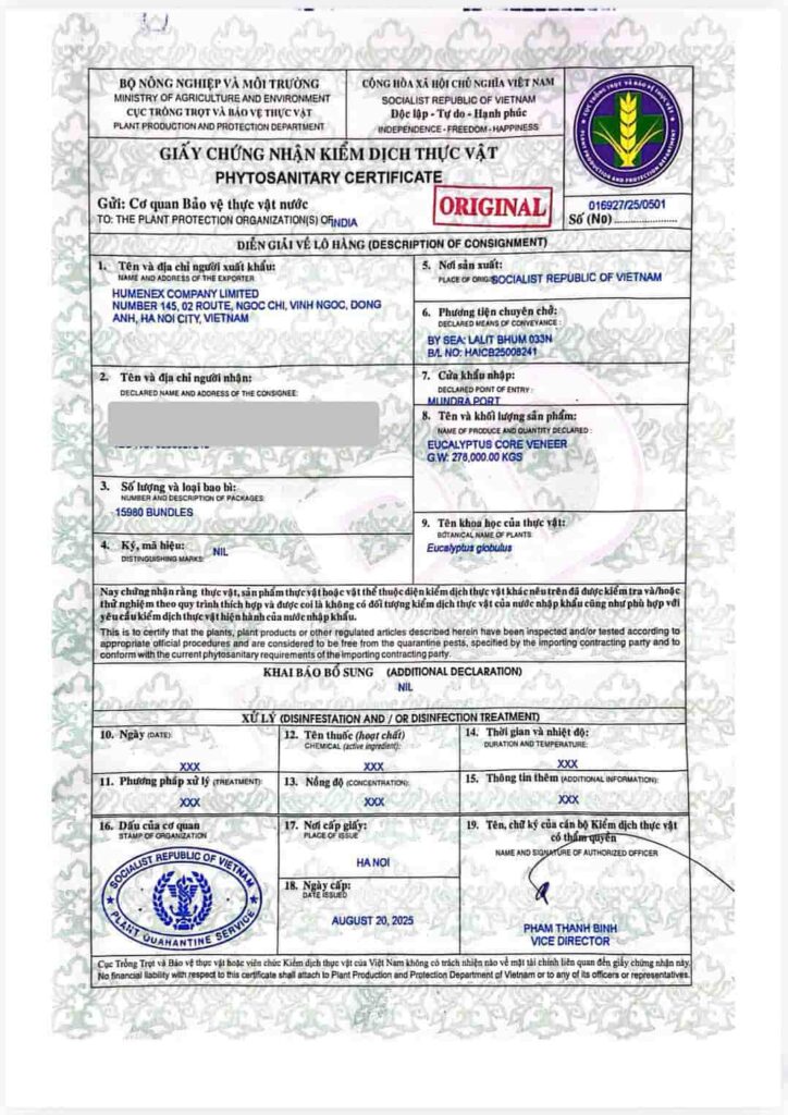 phytosanitary-certificate-vietnam-veneer-export